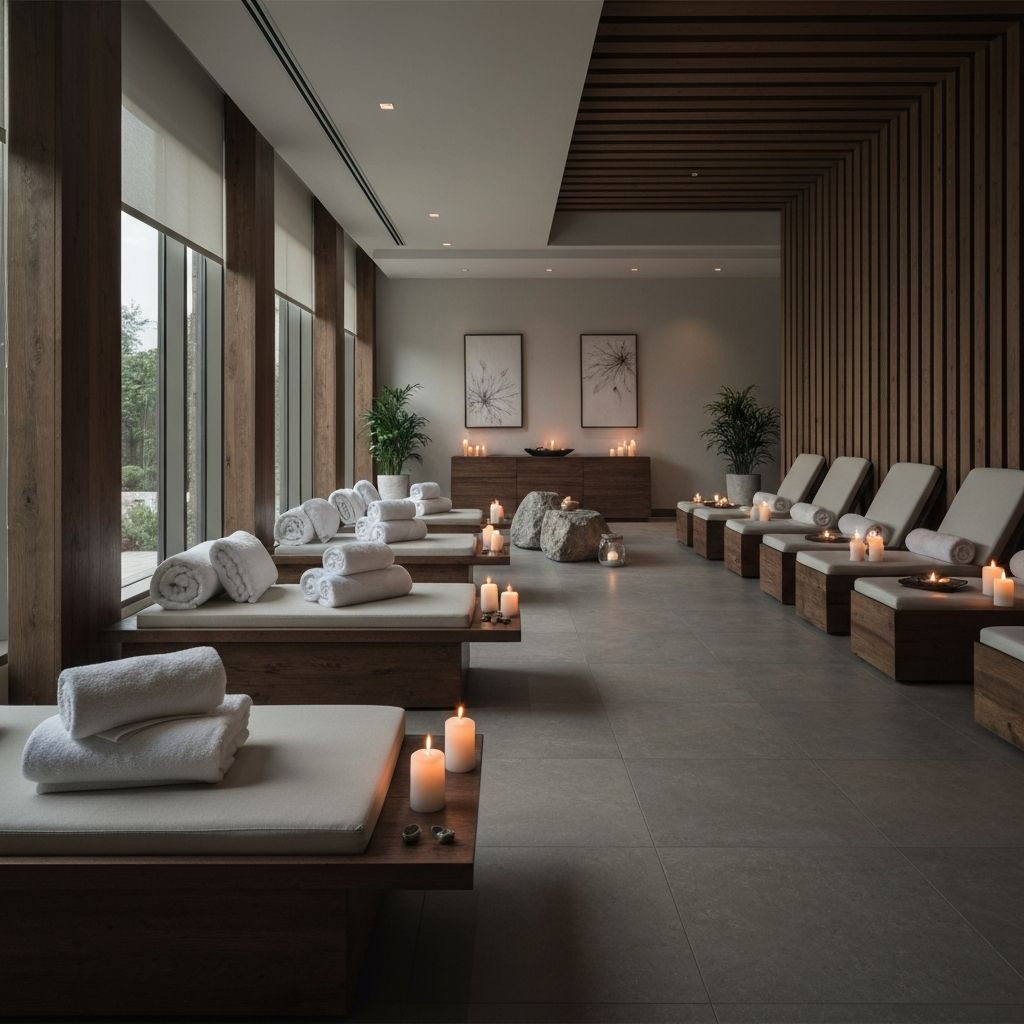 Área de spa y relajación